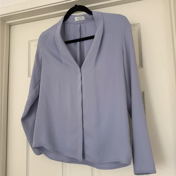 Aritzia Babaton Power Blouse in Periwinkle - Picture 2 of 7